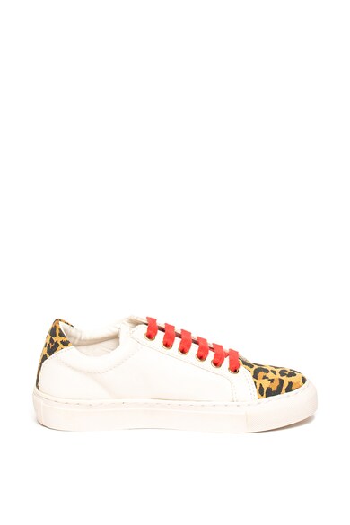 GUESS Pantofi sport din piele cu animal print Fete