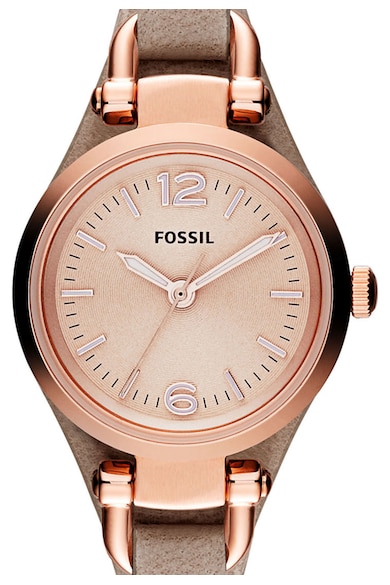 Fossil Ceas analog cu carcasa rotunda Georgia Femei