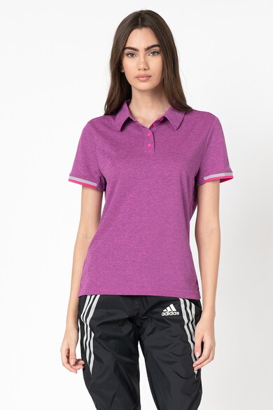 adidas Performance Tricou polo cu garnituri contrastante Femei