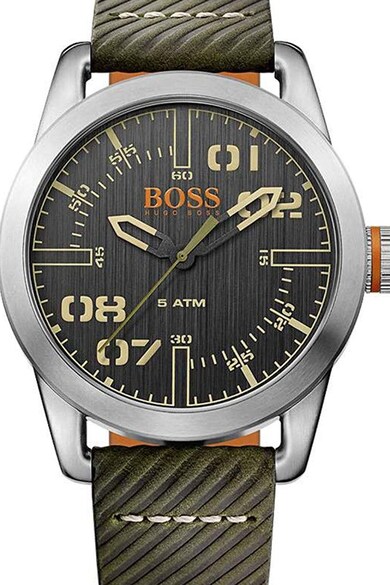 Hugo Boss Orange Ceas cu o curea de piele Barbati