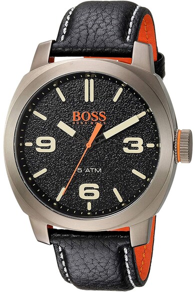 HUGO Boss Orange, Часовник с кожена каишка Мъже