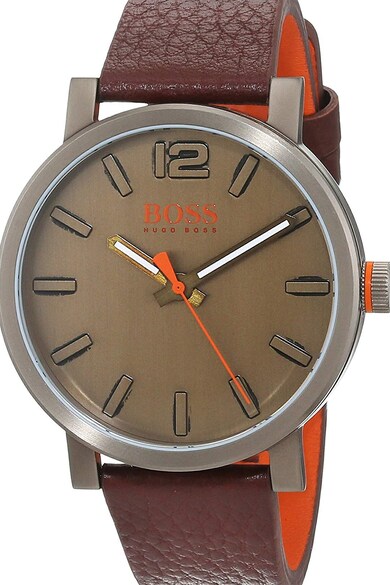 Hugo Boss Orange Ceas analog cu o curea de piele Barbati