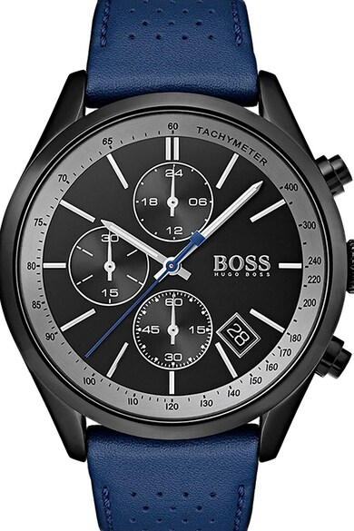 HUGO BOSS Chrono karóra bőrszíjjal férfi