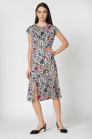 Ted Baker Rochie midi cu animal print Stelaar Femei