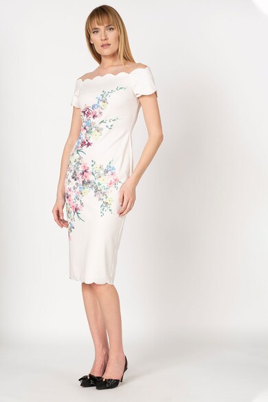 Ted Baker Rochie cu decolteu pe umeri si imprimeu floral Trixiiy Femei