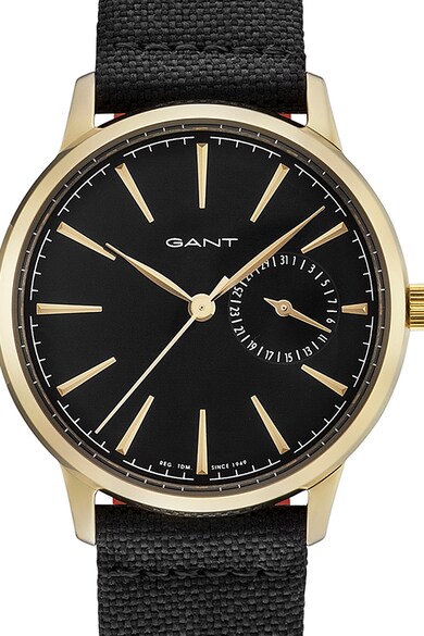 Gant Овален часовник с кожена каишка Мъже