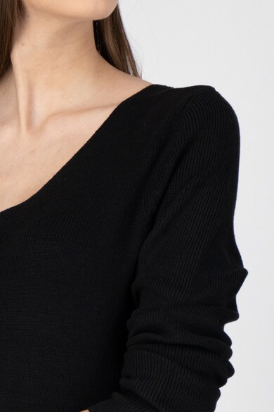 Esprit V-nyakú pulóver kivágással a hátoldalán női