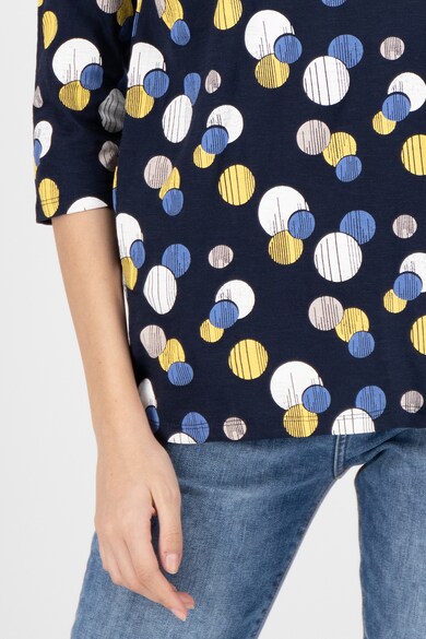 Esprit Bluza din bumbac organic cu imprimeu cu buline Femei