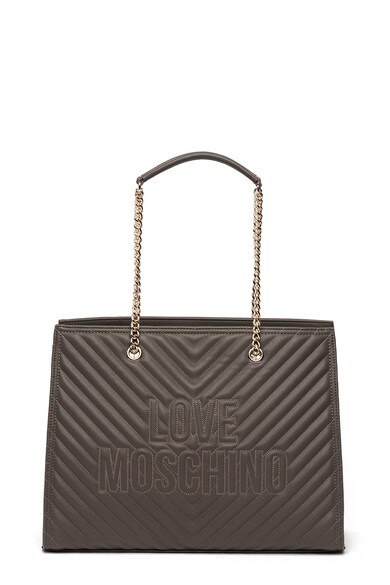 Love Moschino Шопинг чанта от еко кожа с отделящ се несесер Жени