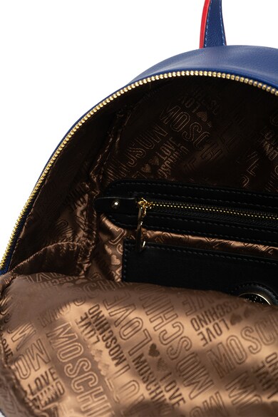 Love Moschino Műbőr hátizsák kivehető cipzáros kistáskával női
