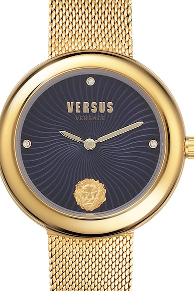 VERSUS VERSACE Ceas quartz cu bratara cu model plasa Lea, 35 mm Femei