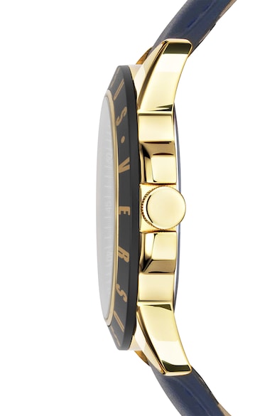 VERSUS VERSACE Ceas quartz cu o curea de piele Arthur, 44 mm Barbati