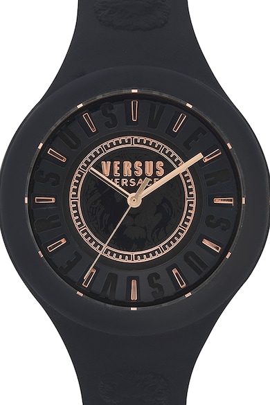 VERSUS VERSACE Ceas cu cadran cu imprimeu logo Versus Fire , 39 mm Femei