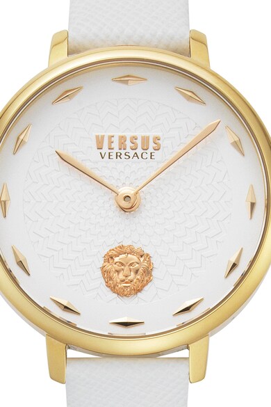 VERSUS VERSACE Ceas cu o curea de piele La Villette, 36 mm Femei