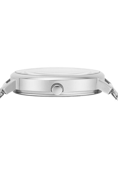 VERSUS VERSACE Ceas rotund cu bratara metalica cu model plasa La Villette, 36 mm Femei