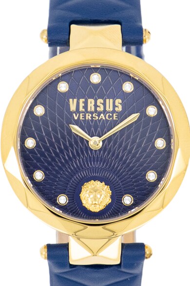 VERSUS VERSACE Ceas cu o curea de piele Covent Garden, 34 mm Femei