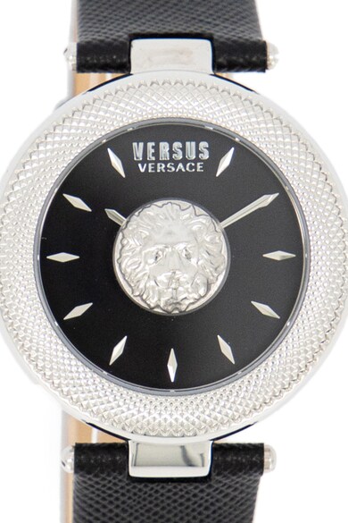 VERSUS VERSACE Ceas cu o curea de piele Brick Lane, 40 mm Femei