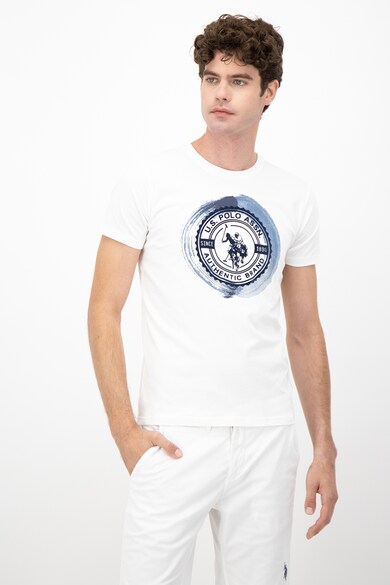 U.S. Polo Assn. Tricou cu imprimeu logo Barbati