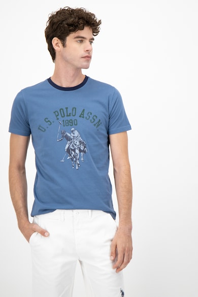 U.S. Polo Assn. Tricou cu imprimeu logo Barbati