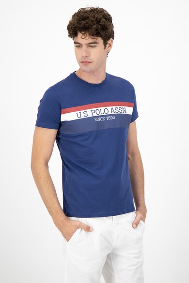 U.S. Polo Assn. Tricou cu imprimeu logo Barbati