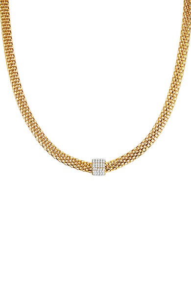Highstreet Jewels Colier placat cu aur galben si aspect texturat Femei