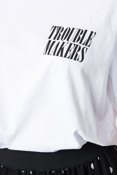 NA-KD Тениска с овално деколте и щампа Жени
