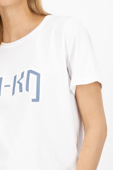 NA-KD Тениска с овално деколте и лого Жени