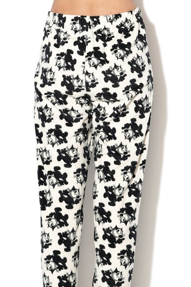 Undercolors of Benetton Pantaloni de pijama din fleece, cu snur pentru ajustare Femei