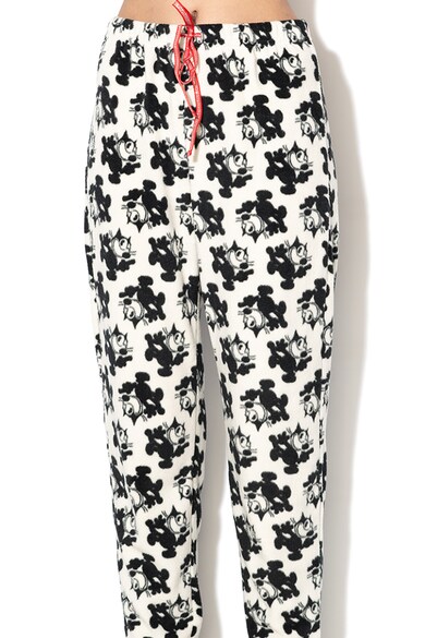 Undercolors of Benetton Pantaloni de pijama din fleece, cu snur pentru ajustare Femei