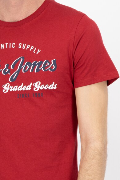 Jack & Jones Szűk fazonú kerek nyakú mintás póló férfi