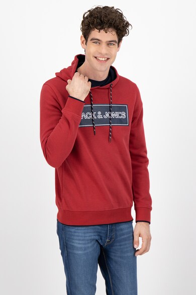 Jack & Jones Tristan polárbélésű kapucnis pulóver férfi