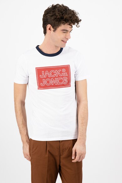 Jack & Jones Tricou slim fit cu imprimeu logo Island Barbati
