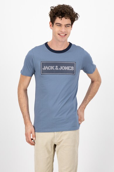 Jack & Jones Тениска Island по тялото с лого Мъже