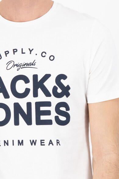 Jack & Jones Tricou slim fit cu imprimeu logo Tom Barbati