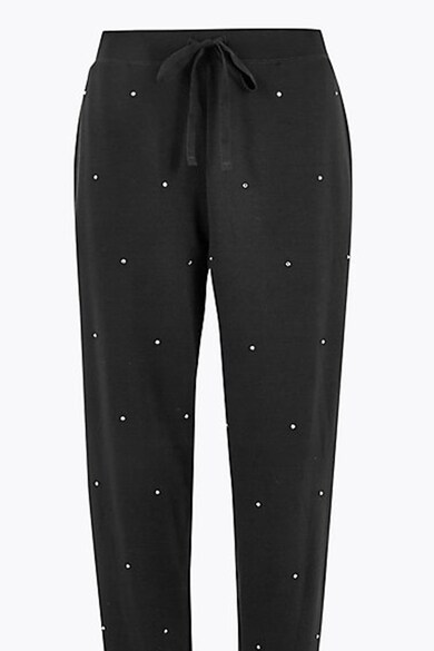 Marks & Spencer Pantaloni de pijama cu aplicatii din tinte Femei