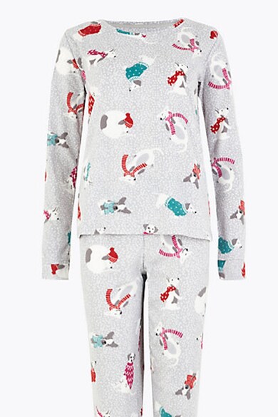 Marks & Spencer Pijama cu model cu animale Femei