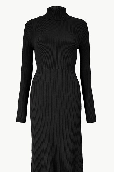 Marks & Spencer Bordázott garbós pulóverruha női