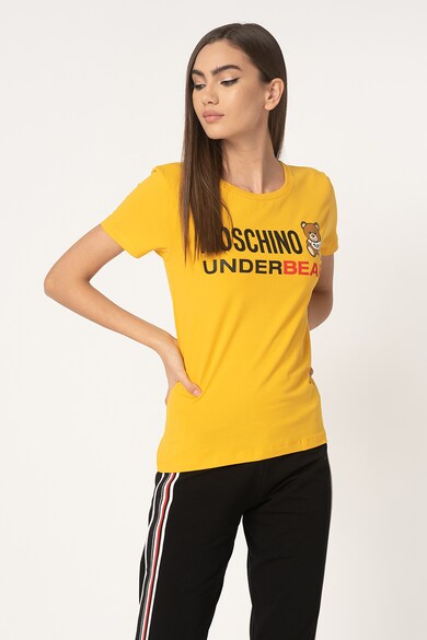 Moschino Tricou de casa cu logo cauciucat Femei