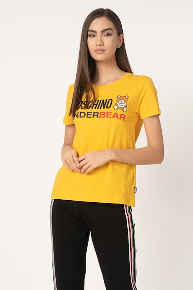 Moschino Tricou de casa cu logo cauciucat Femei