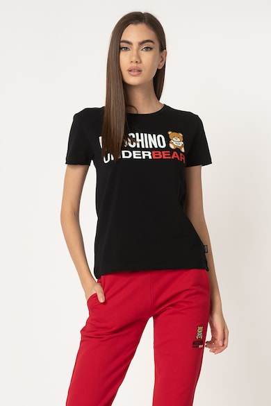 Moschino Tricou de casa cu logo cauciucat Femei