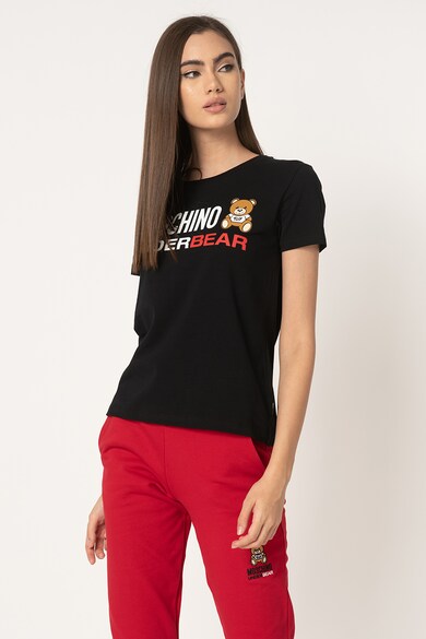 Moschino Tricou de casa cu logo cauciucat Femei