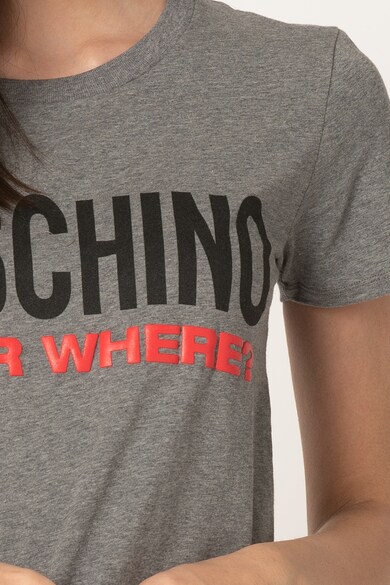Moschino Tricou de casa cu imprimeu logo Femei