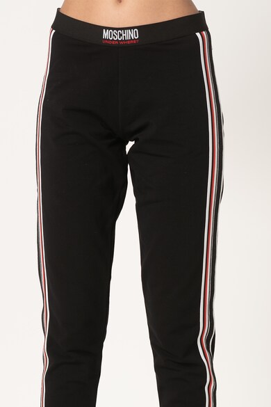 Moschino Pantaloi sport de casa, cu slituri cu fermoar la nivelul gleznei Femei