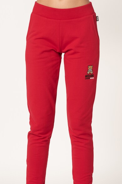 Moschino Pantaloni sport de casa, cu captuseala din fleece Femei