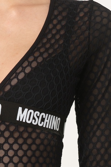Moschino Body transparent de plasa, cu model fagure Femei