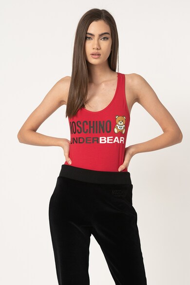 Moschino Body cu imprimeu logo 1 Femei