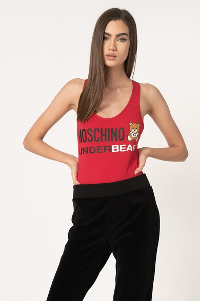 Moschino Body cu imprimeu logo 1 Femei