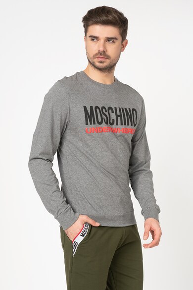 Moschino Bluza de casa cu imprimeu logo Barbati