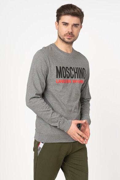 Moschino Bluza de casa cu imprimeu logo Barbati