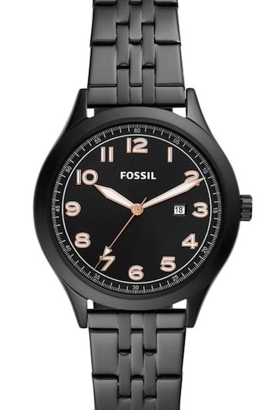 Fossil Set de ceasuri His&Her, Gri hematit Femei